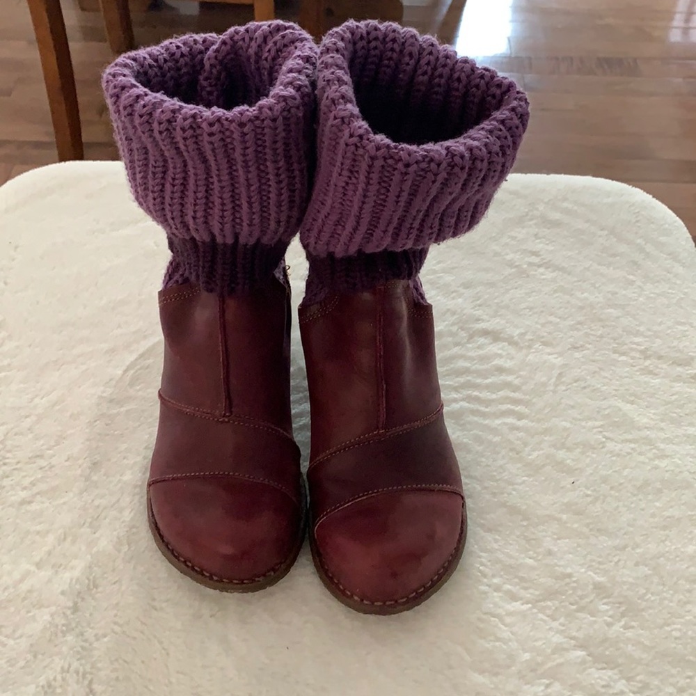 Purple boots
